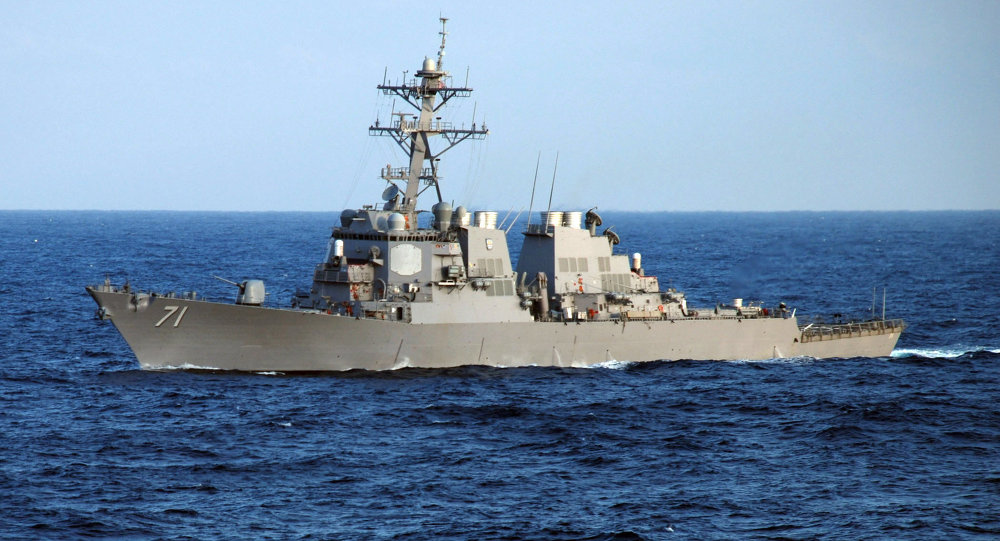 Uawire - American Uss Ross Guided Missile Destroyer Deployed To The 